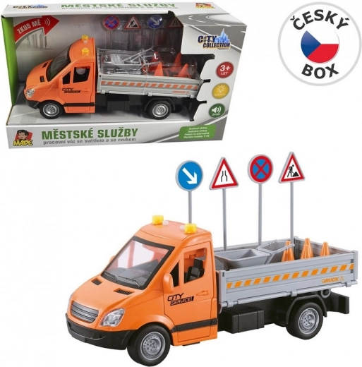 Mestský servisný nákladný vozík so zotrvačníkom 24 cm