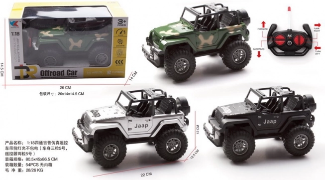 Terénne RC auto na diaľkové ovládanie 22 cm