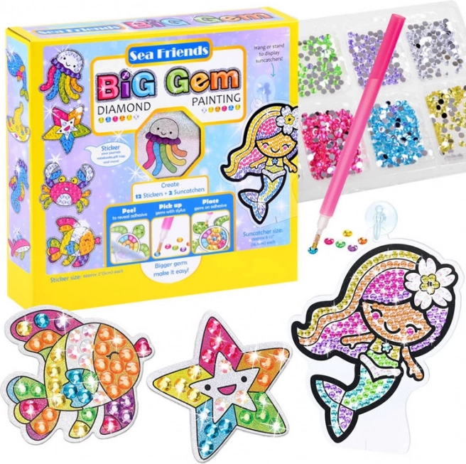Diamond Painting Sea Friends – creative set with ocean motifs