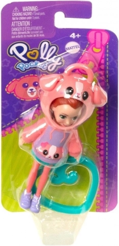 figurine polly pocket porte-clés petit cochon