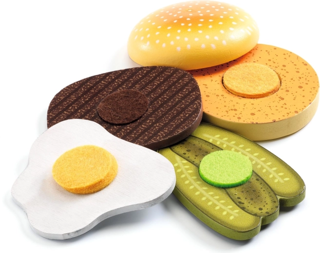 Assembla l’hamburger strato dopo strato