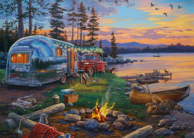 Camping Paradise Puzzle 1000 Pieces