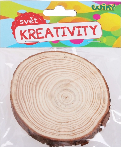 Wooden slice 9–10 × 1 cm