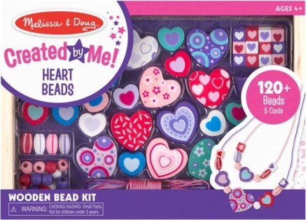 Creatieve kralenset Hartjes - Melissa & Doug