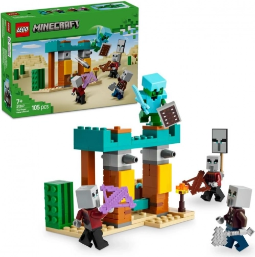 Lego Minecraft puščavska patrulja ilagerjev