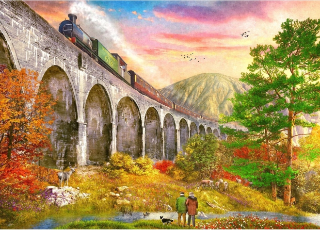 Puzzle Viaduct Glenfinnan 1000 Pieces