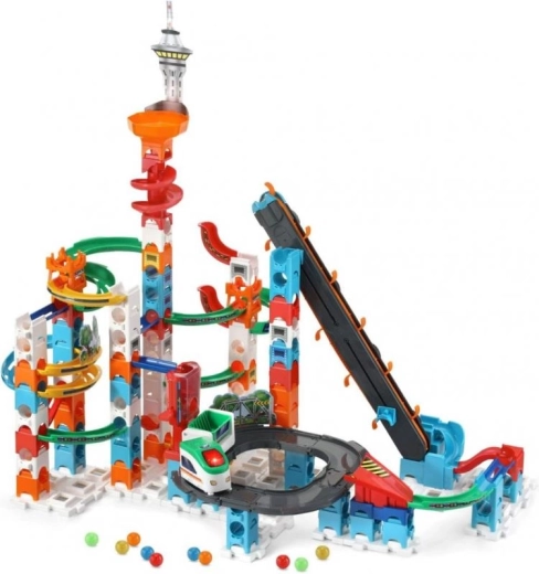 VTech Blesk Marble Run – Skyscraper with Train and Elevator