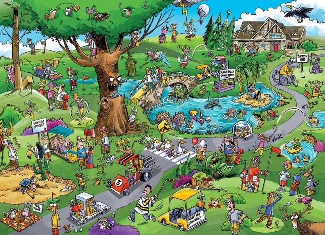 Puzzle DoodleTown: Typical Golf 1000 pieces