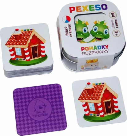 Fairy Tale Memory Game in a Tin Box (64 cards)