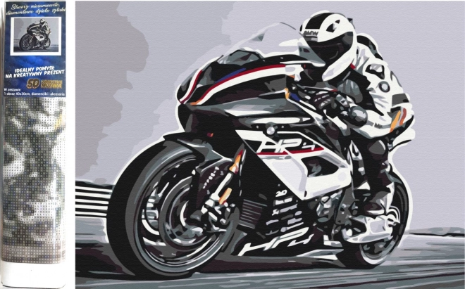 Diamond Painting NORIMPEX – Road Motorcycle 30 × 40 cm