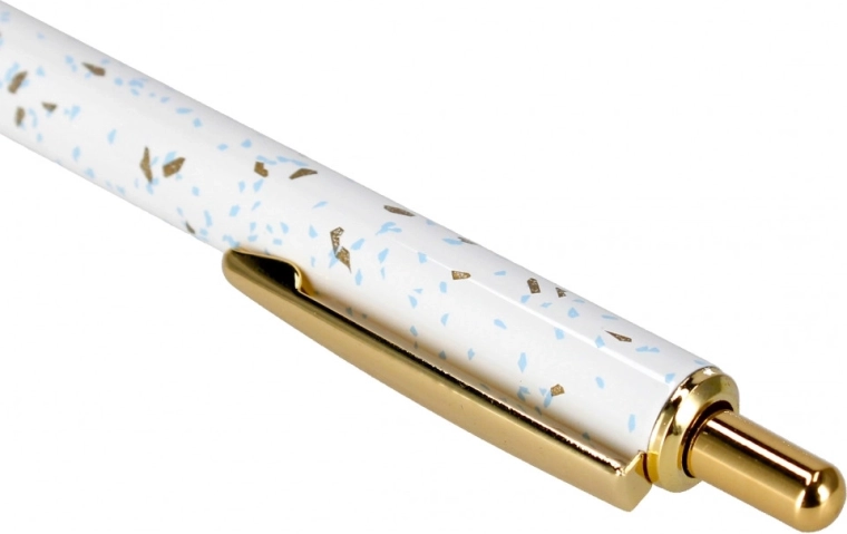 Meccanismo a scatto e clip in metallo