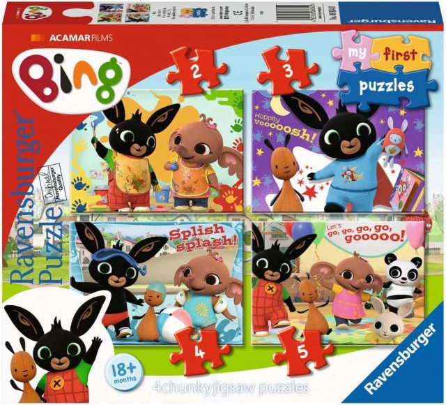 My First Puzzles Bing – Fun with Friends 4-in-1 (2–5 pieces) RAVENSBURGER