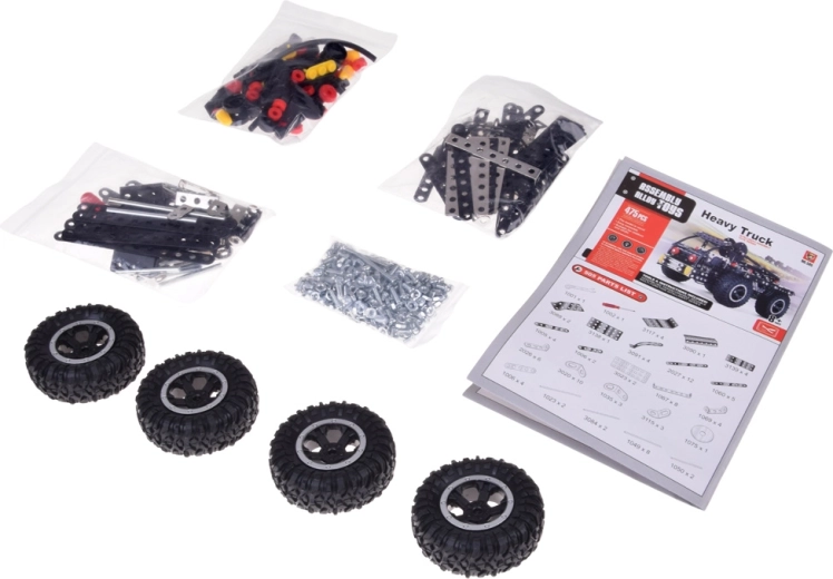 Set completo di pezzi e attrezzi