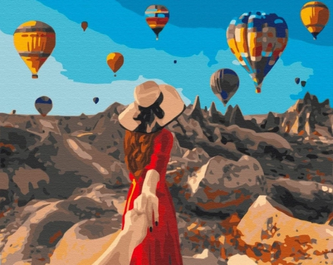 Painting by Numbers Set - Traveler from Cappadocia
