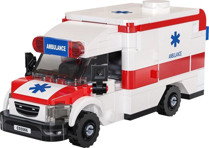 Ambulanza realistica su telaio da corsa