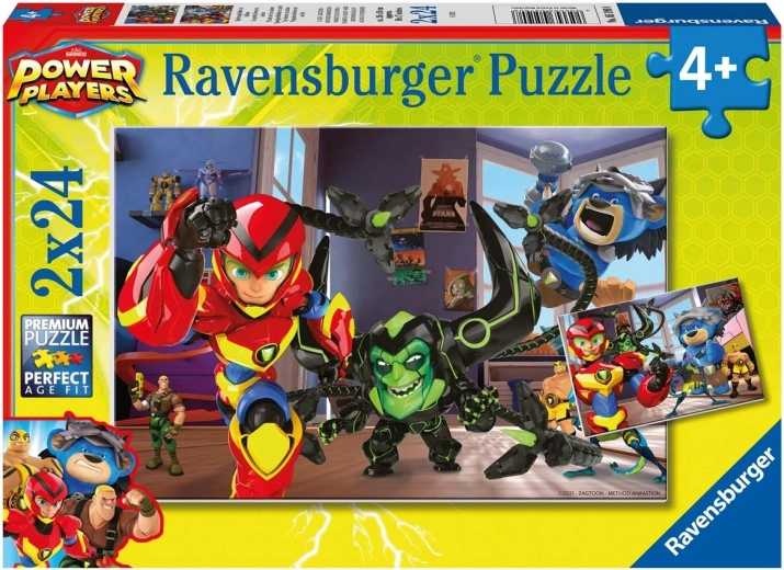 Ravensburger Puzzle Heroes in Action 2x24 pieces