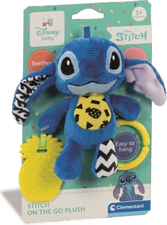 Plush STITCH hanger with teether and squeaker