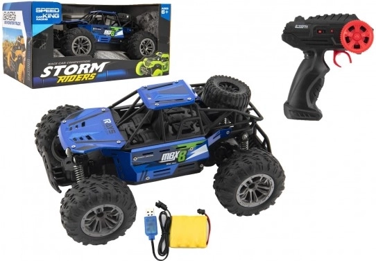 Remote-Controlled Off-Road Buggy Car Blue