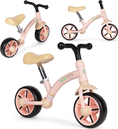 Otroški poganjalec ECO TOYS roza