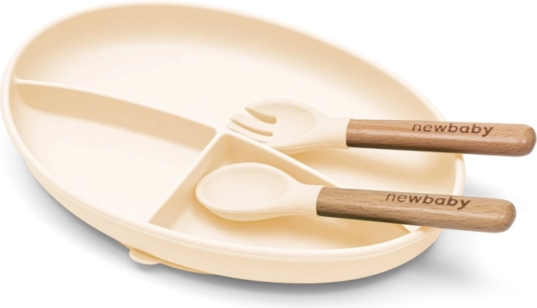 Bord met zuignap en drie vakken