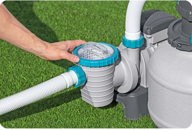 Cestello del prefiltro trasparente per un controllo rapido