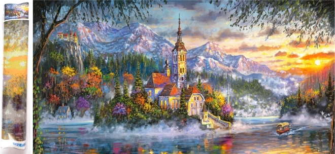 Diamond Painting: Island Residence 80x40 cm