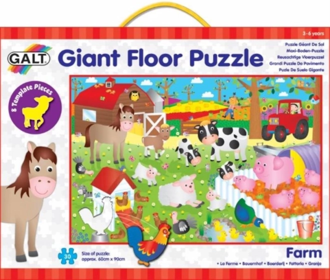 GALT Giant Floor Puzzle Farm 30 Pieces