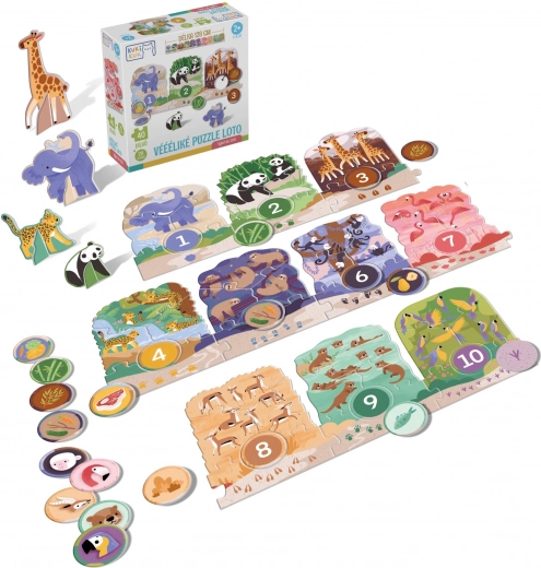 Eeeenormous puzzle lotto – trip to the zoo