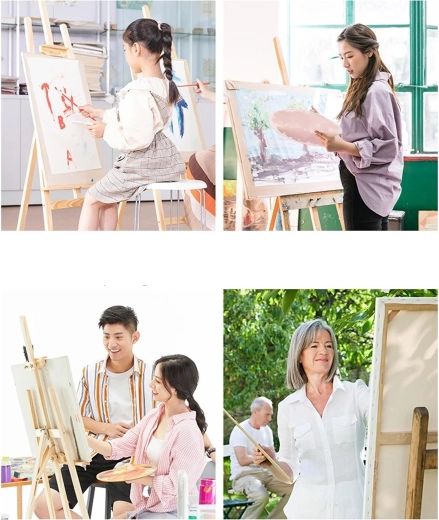 Tela tesa su telaio in legno