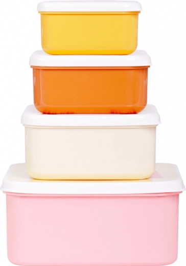 Set of Four Snack Boxes A Little Lovely Company – Rainbow