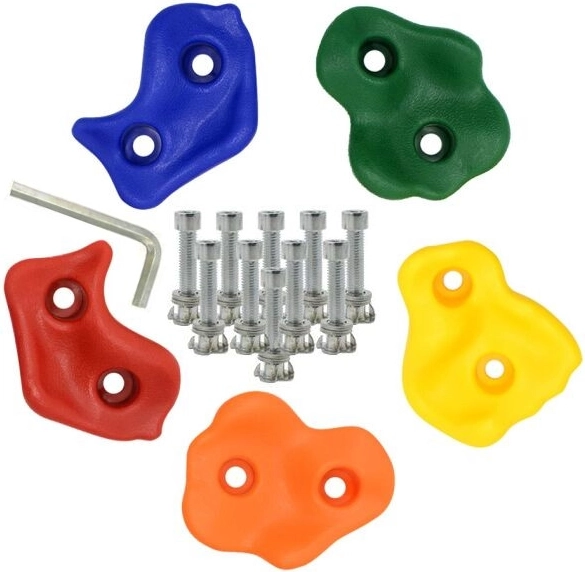 Prises d’escalade pierres pour enfants 5 pcs