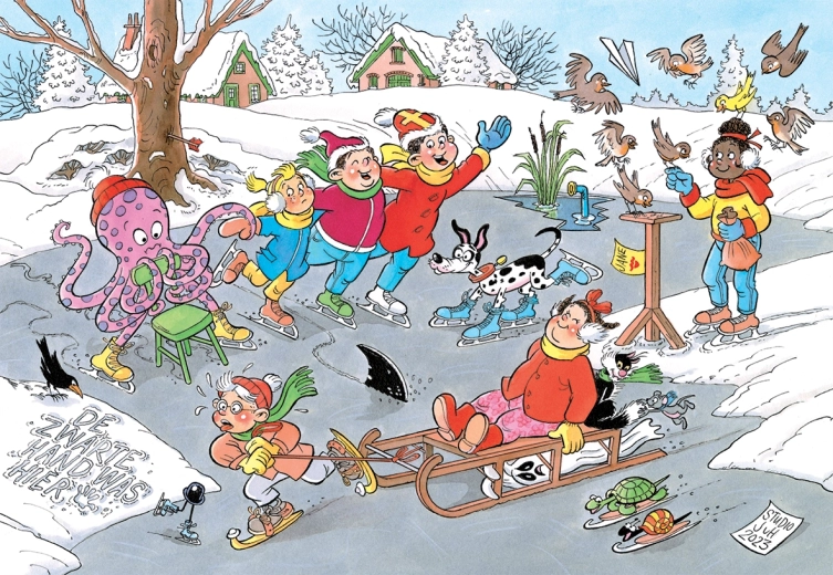 Jumbo Puzzle Jan van Haasteren Junior: Skating 240 pieces