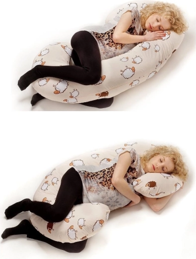 Ergonomic body support for nursing and sleep