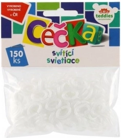 Svítící céčka 150 ks – plastové spojovací dílky