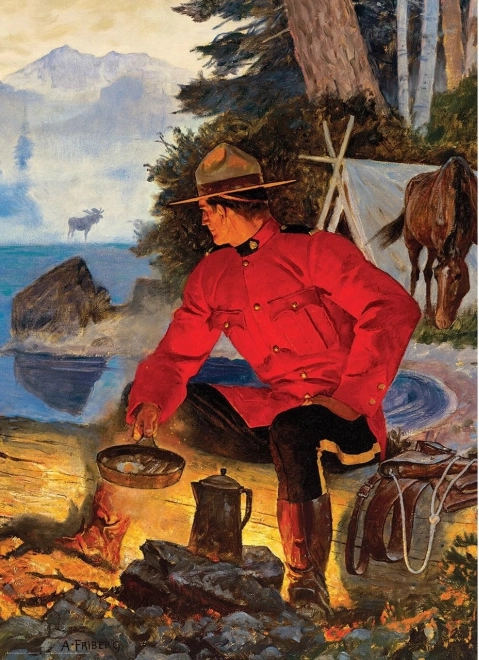 EUROGRAPHICS Puzzle Morning by the Campfire 1000 Pieces