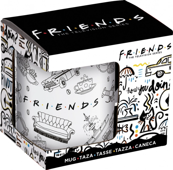 Ceramic mug Friends 315 ml