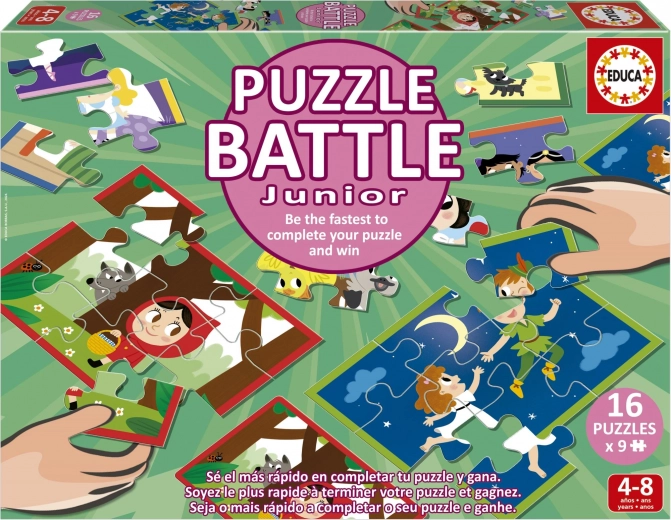 Educa Puzzle Battle Fairytales 16×9 pieces