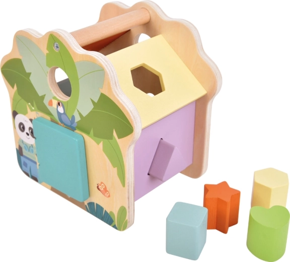 Hišica za oblike z ročajem