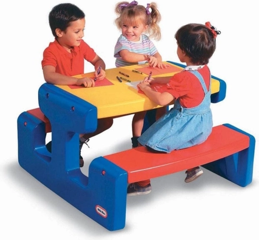 Grande tavolo da picnic per bambini Little Tikes - Colori primari