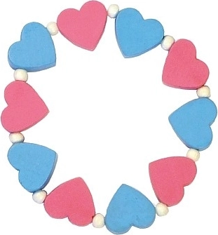 Bracelet enfant Detoa avec des petits cœurs