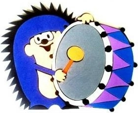 Ježko s bubnom – rytmus zábavy