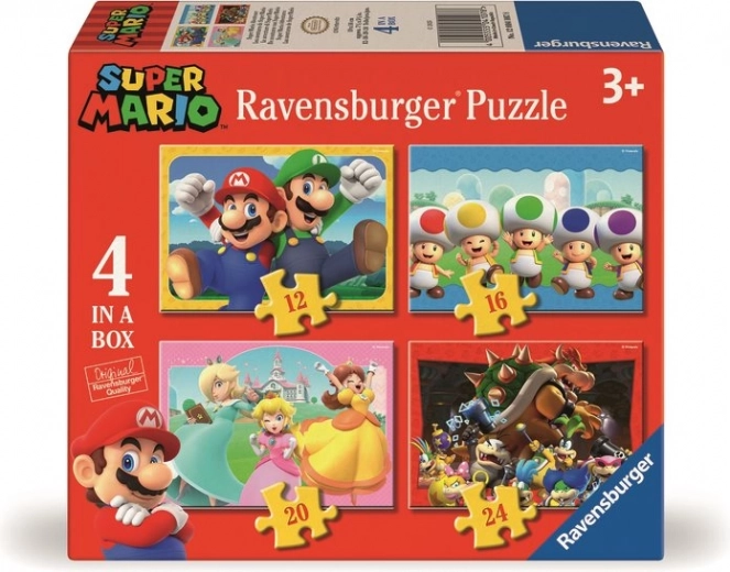Puzzle RAVENSBURGER Super Mario Adventure 4 in 1