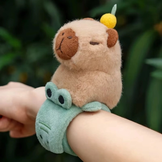 Super-soft capybara as a cute accessory
