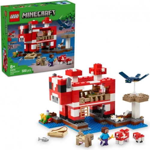lego minecraft gombatehén-ház