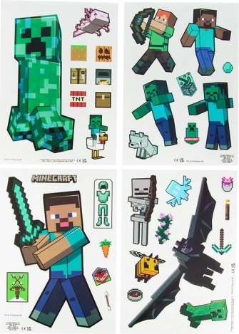 Minecraft naklejki