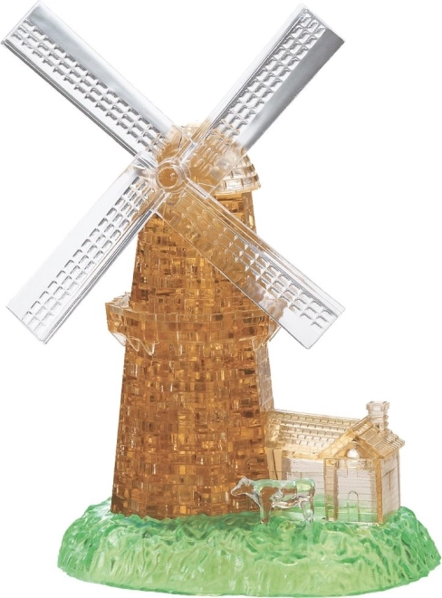 3D crystal puzzle windmill 64 pieces