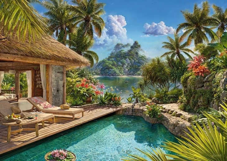 Cherry Pazzi Puzzle Holidays in the Tropics 2000 Pieces