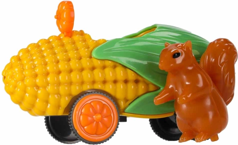 Light-up vehicle with an animal driver