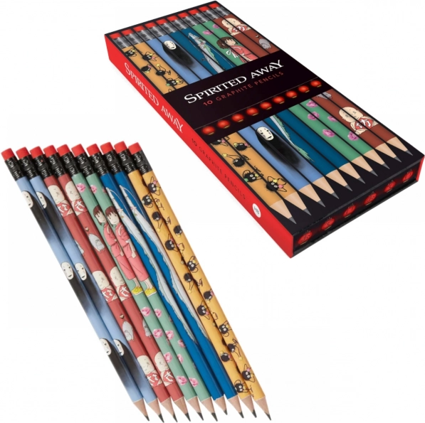 Graphite Pencils Spirited Away - Set of 10 pieces