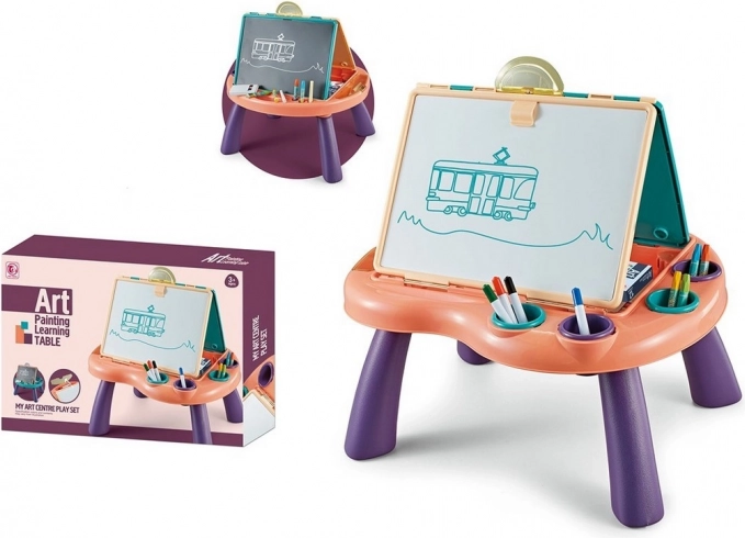 Drawing Table with Desk